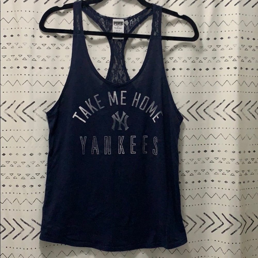 Victoria’s Secret PINK “take me home yankees” tank